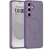 Funda de teléfono con tacto de piel magnética para Samsung S26 Ultra, S25 FE/S24, A17 esmerilado