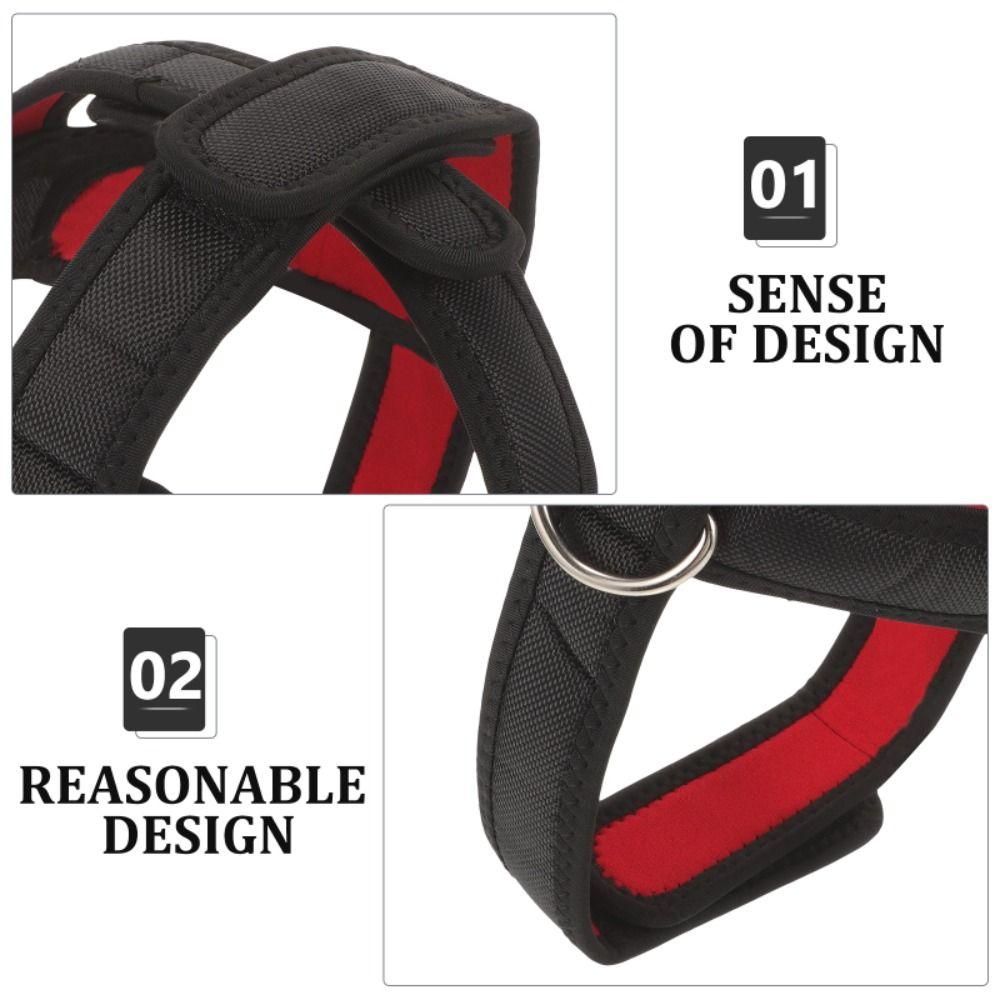Nylon Webbing Head Training Harness Adjustable Upper Trapezius Training Strap Gym