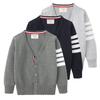 Children's Clothing Children's Sweater Cardigan Jacket Shawl V-neck Baby Girls Knitted Cardigan