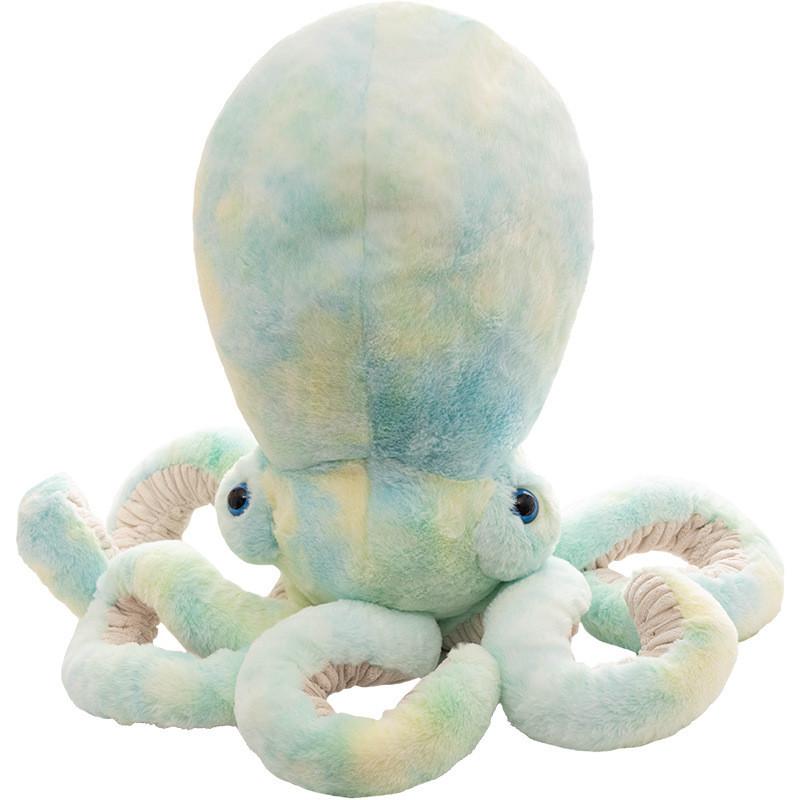 Plush Octopus Toy With Bright Colors For Kids Gift And Soft Animal Decor