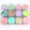 Factory Price 12 Colors Mixed Glitter Powder for Face Body Glitter Chunky Bulk Glitter Powder Kg