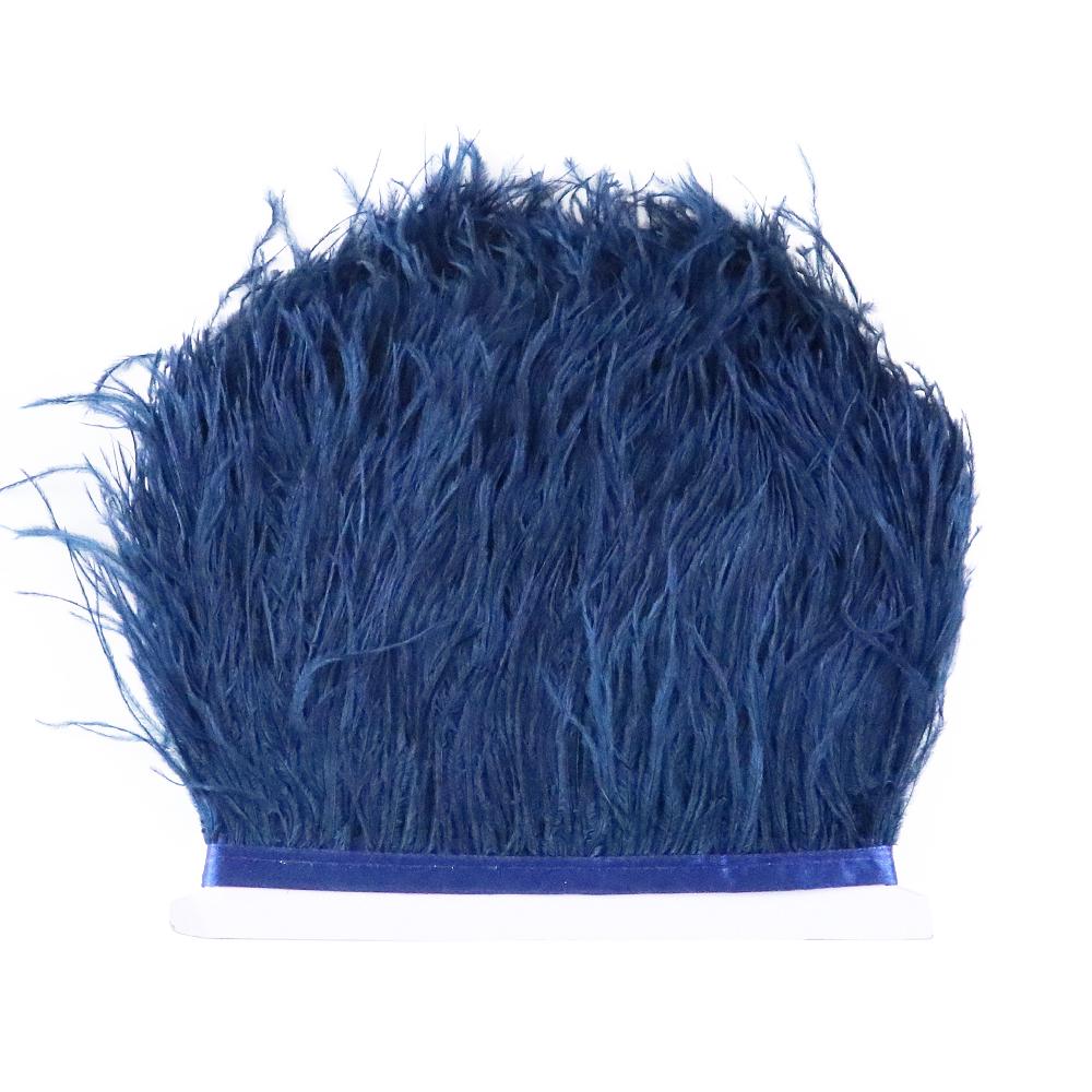1 Meter Natürlicher Straußenfederbesatz 8-10CM Hochzeitsfeierkleid DIY Nähzubehör Schmuckverarbeitung Band Plumas Handwerk
