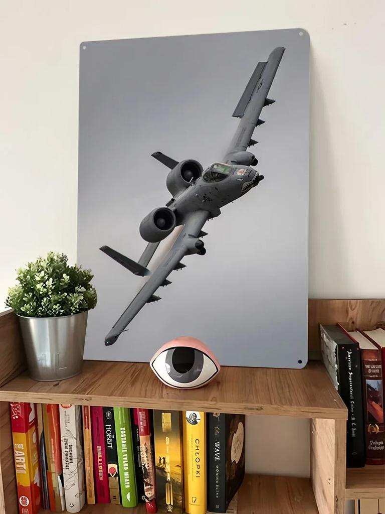 A10 Tinplate Sign Airplane Poster Coffee Bar Accessories Custom Metal Signs for Wall Art Decoration Decorations for Home Retro