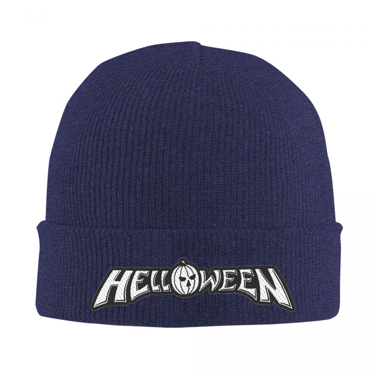 

Helloween Rock Band Warm Knitted Cap Winter Knit Bonnet Hat Skullies Beanies Hip Hop Caps for Unisex One Size