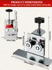 1/3Pcs Cabinet Door Installation Locator Tool,0-36mm Adjustable Cabinet Door Positioning Aid,Stainless Steel Jig Fixation Clamps