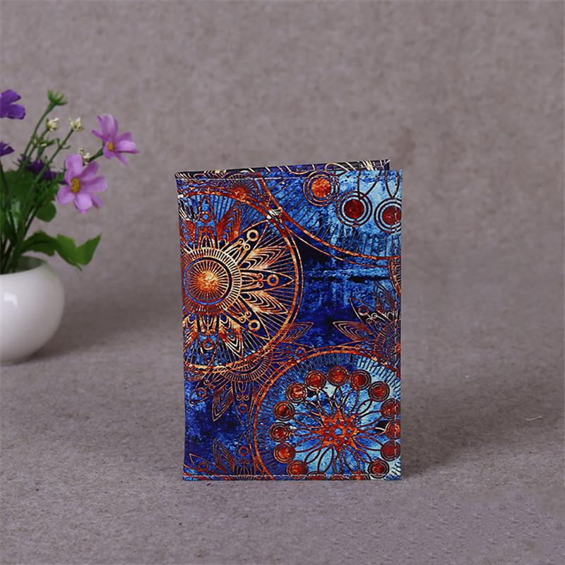 Exquisite Art Style Passport Protective Cover Van Gogh Starry Sky Women Leather Passport Holder Men Travel ID Passport Wallet CLE