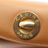 Used CELINE Turn lock Shoulder Bag leather Brown Used Women