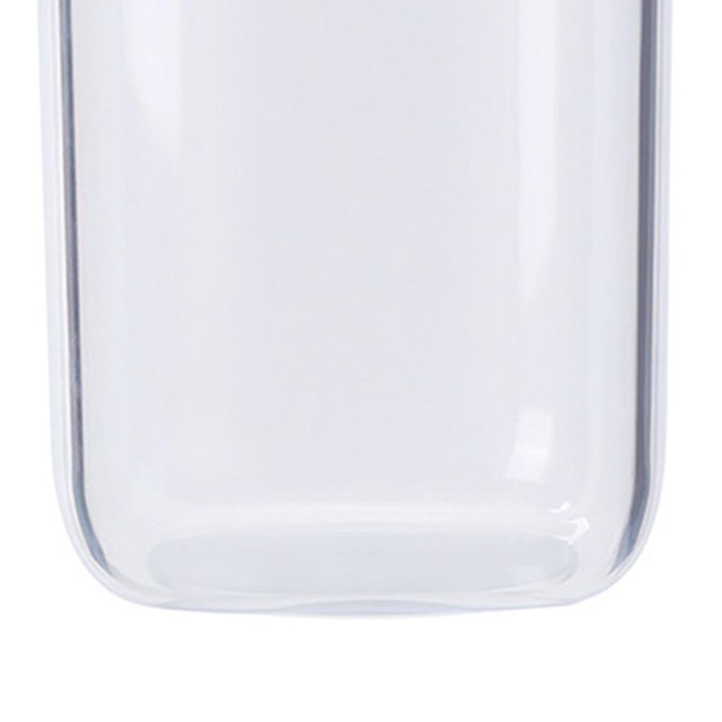 Bathroom Containers Multifunction Transparent Cotton Swabs Storage Canister with Lid for Home Swan