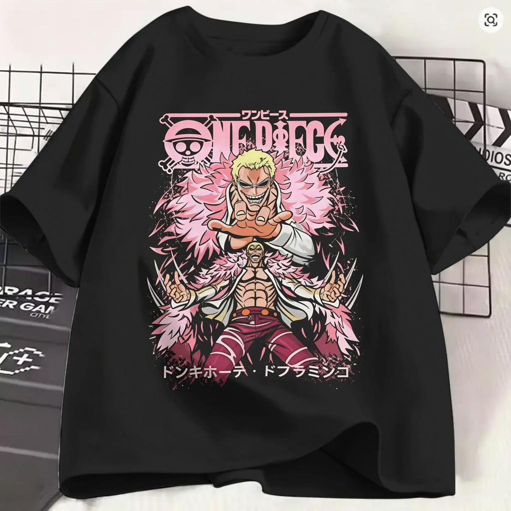 Ones Pieces Anime T Shirt Summer Fashion T Shirts Unisex 100 Cotton Comfortable Plus Size Top Tees Shortsleeve Vintage Tshirt
