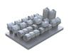 Royal Model WWII America Bags Assortment Set Resin Kit RM1053 1/48 (17 Pieces) (Diorama)