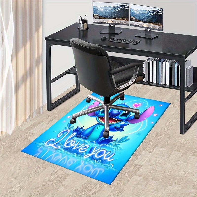 Office Rug Stitch, Love theme 3D Printed Anti-Slip Rug-Machine Washable for Living Room