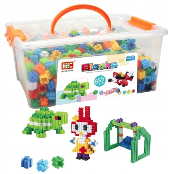 Little Geniuses Building Blocks (685 Pieces) Askato 1 Pc