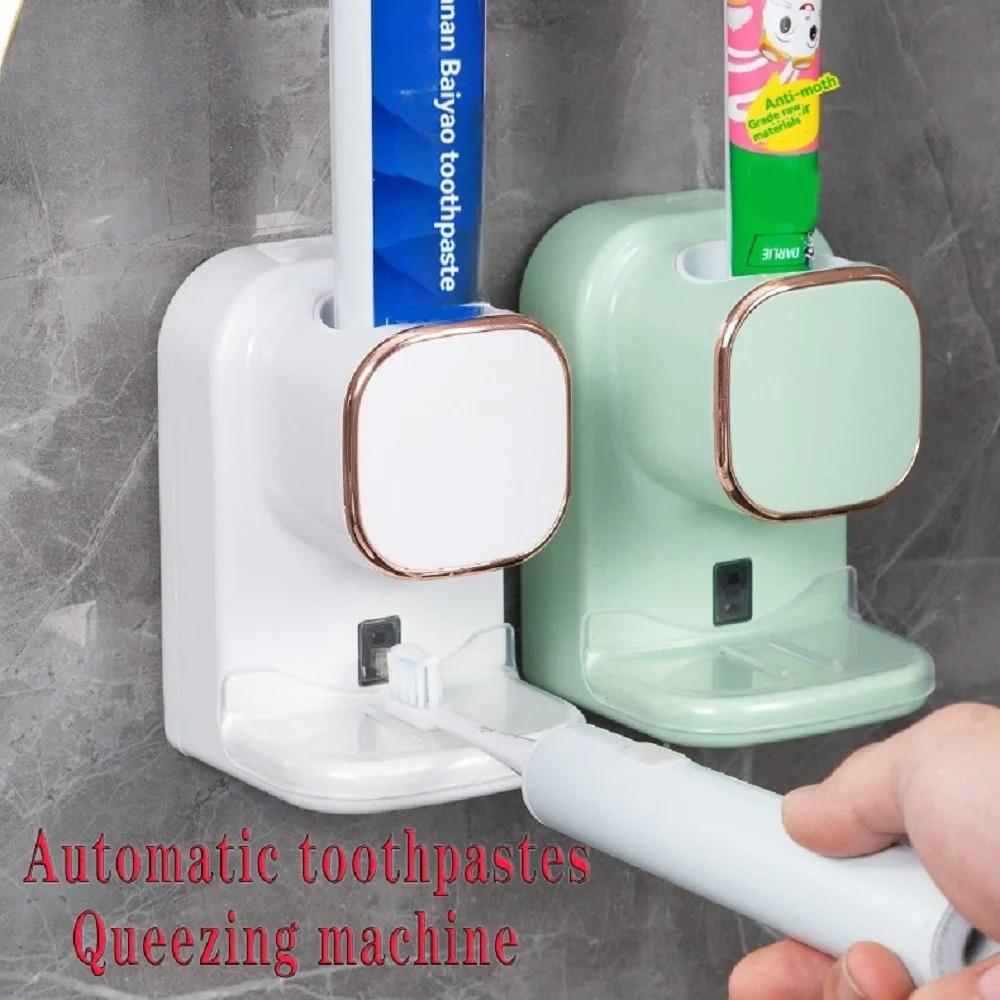 Automatic Sensor Electric Wall Mounted Tooth Paste Squeezer USB Removable Bathroom Accessories 3 Mode Smart Toothpaste Dispenser