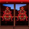 Window Display Stickers for The Year of The Horse Spring Festival Window Decorations New Year Goods Lucky Door Stickers