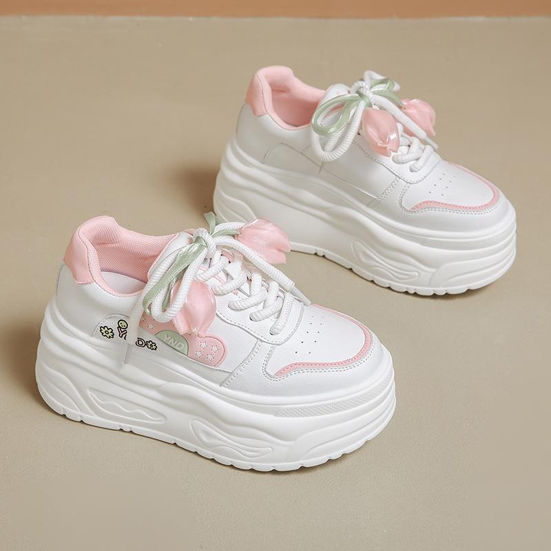 2025 Spring New Dad Shoes Board Shoes Women's Light and Versatile Student Casual Shoes Korean Version Ins Style Little White Shoes