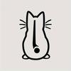 1pc Adorable Cat Rain Wiper Personality Sticker for Home Toilet Door, Window, Indoor Outdoor Electric Vehicle Car Decal