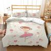 Ballet Girls Minimalist Fashion Bed Three Piece Set Customizable Bedding Set Soft And Comfortable Comforter Bedding Sets