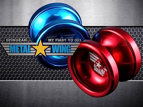Spin Gear Step 3 Metal Wing Size D (Red) - Metal Yo-Yo for Beginners
