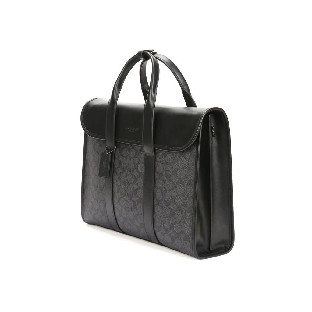 Coach Gotham Monogram Print Detachable Shoulder Strap Large Capacity Coated Canvas And Calfskin Tote Shopping Bag Men Tote Bags C5319-JIO1U