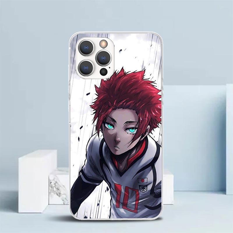 Blue Lock Shidou Ryusei Soft Cover for iPhone 16 17 Air 15 14 Pro Max 16E Phone Case 13 Mini 12 11 7 SE 8 Print Pattern Fit Case