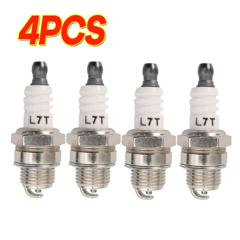 L7T Spark Plugs Engine Parts Universal Small Standard Generator Garden Power Tools Accessories Chainsaw Spark Plugs 1-4pcs
