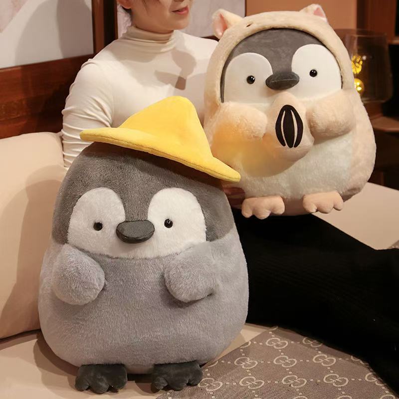 25/35/45 cm Penguin Baby Doll Simulation Plush Toy Handmade Doll Cartoon Anime Cute Pillow Cushion Home Decoration Children's Bi