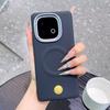 For VIVO IQOO Z10 Turbo Z10 Turbo Pro Z10 Turbo Plus Solid Color Electroplated Magnetic Fingerprint-Resistant Phone Case