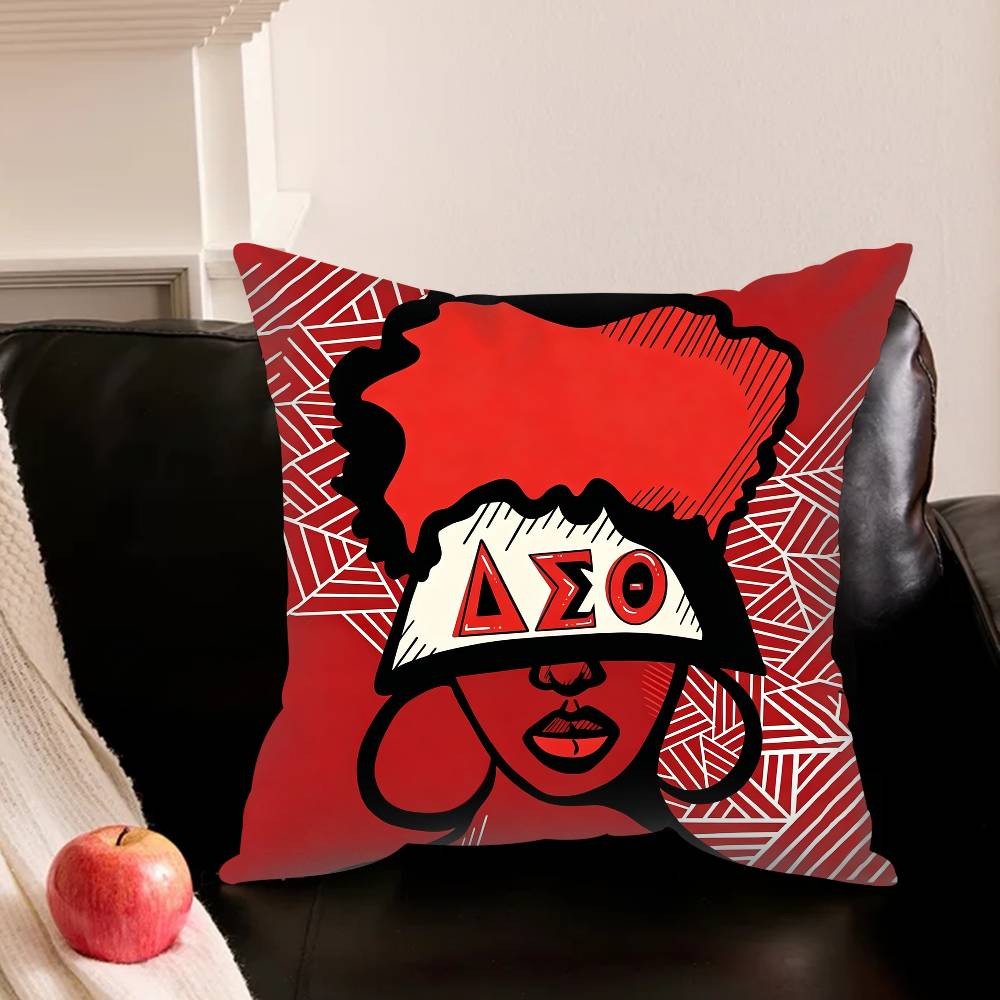 D-Delta S-Sigmas Various Sizes Square Pillowcase For Car Home Bedchamber Decor