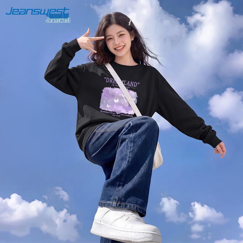 Jeanswest Women's Casual Pullover Sweatshirt