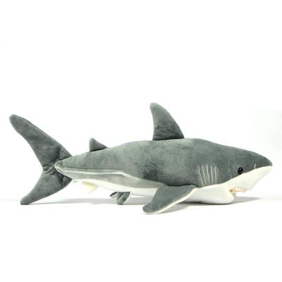 Cute Great White Shark Plush Doll Simulation Shark Marine Animals Plush Toy Children's Science Gifts