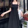 2026 Women's Plus Size Slimming Fairy Camisole Slip Dress with Pleated Hem for Summer
