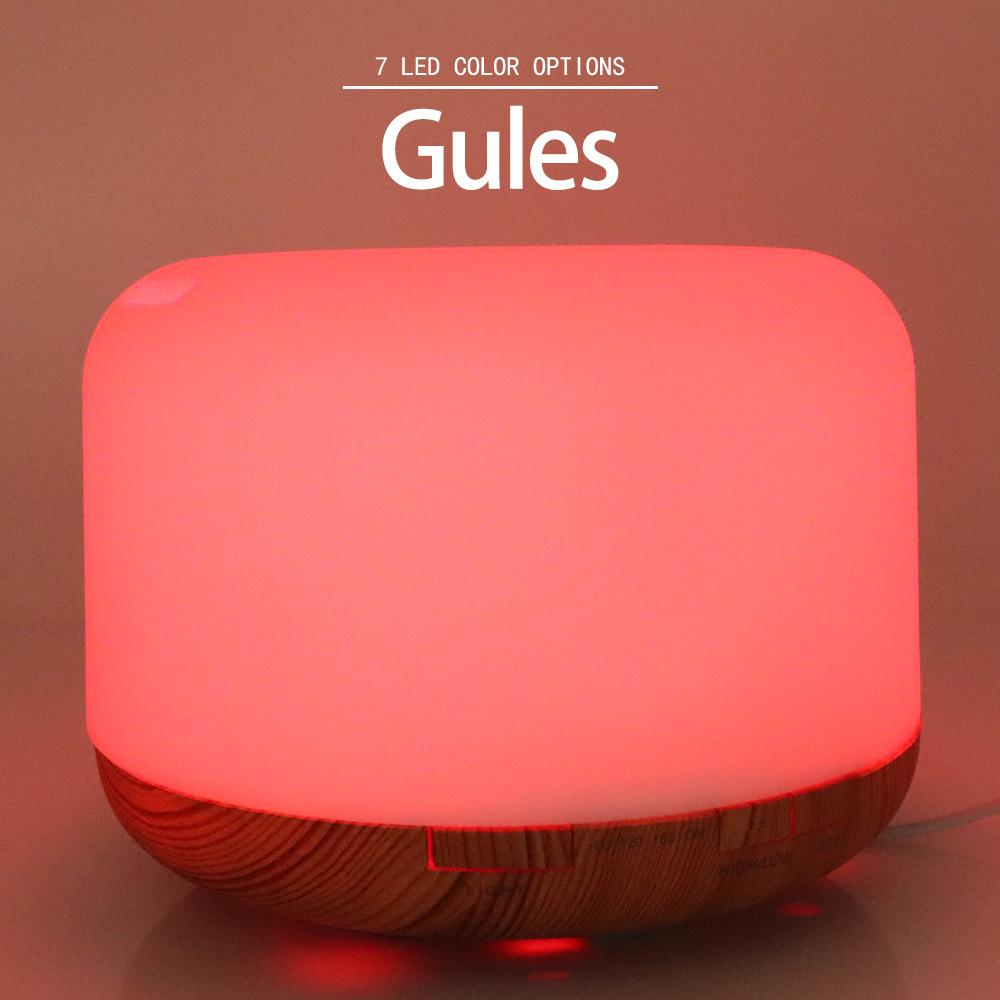 Exquisite Wood Grain Aroma Diffuser & Humidifier with Essential Oil Functionality