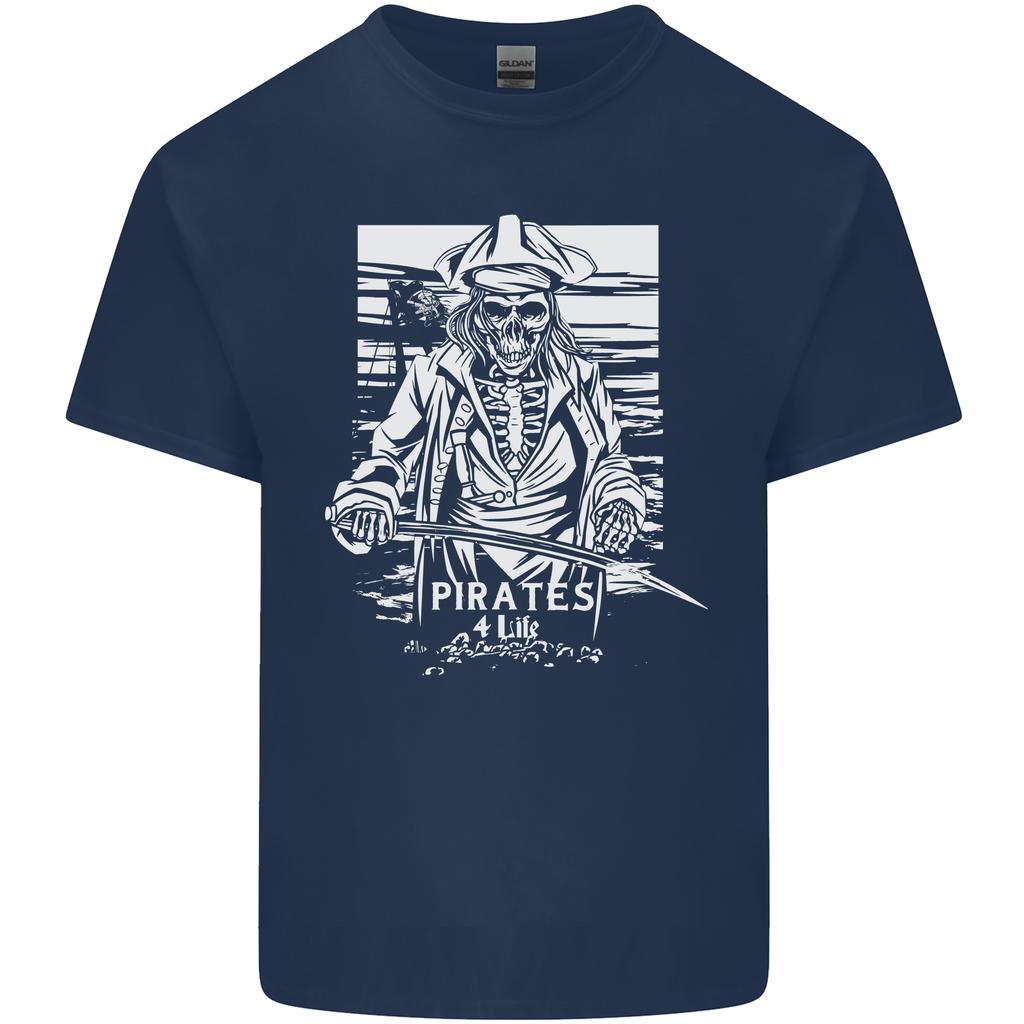 Pirates For Life Sailor Sailing Unisexs Light Cotton TShirt