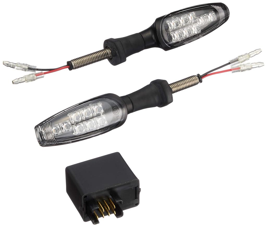 Sada LED směrových světel Kijima Motocyklové díly LED TRL2 Clear V Strom 650 GSR750 SUZUKI ~'16 219-5172