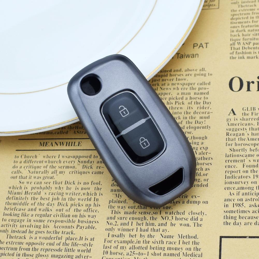 2/3 Buttons Tpu Flip Key Fob Case Cover For Renault Megane Captur Kadjar Symbol Koleos Remote Key Chain Accessory