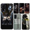 Muay Thai Kickboxen Kampf Für Realme C67 C75 C61 C55 C53 C51 C21Y C25S GT 7 Pro 5 6 GT 6T 10 11 12 13 14 Pro Plus Hülle