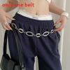 Metal Circle Waist Chain For Women Summer Jewelry With Hook Closure For Casual Wear