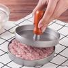 Circular Burger Mold Burger Press Non-stick Meat Pie Machine Home Food Mold Aluminum Burger Maker for Kitchen BBQ Grill