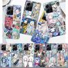 K-KikuoS Art Cute Phone Case For Redmi 12 13C 12C 15C 9 10 10C Note 13 Pro Plus 14 15 Pro 9T 9C 9A TPU Soft Cover Clear Cell Cas