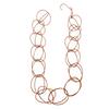 Rain Chain Ring Style Decorative Metal Gutter Rain Chain for Outdoor Garden Balconies Parks Round Ring