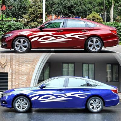 2 Stück Autoaufkleber Decals Haube Stilvolle Zubehörteile Einfach zu installieren Dekoration für