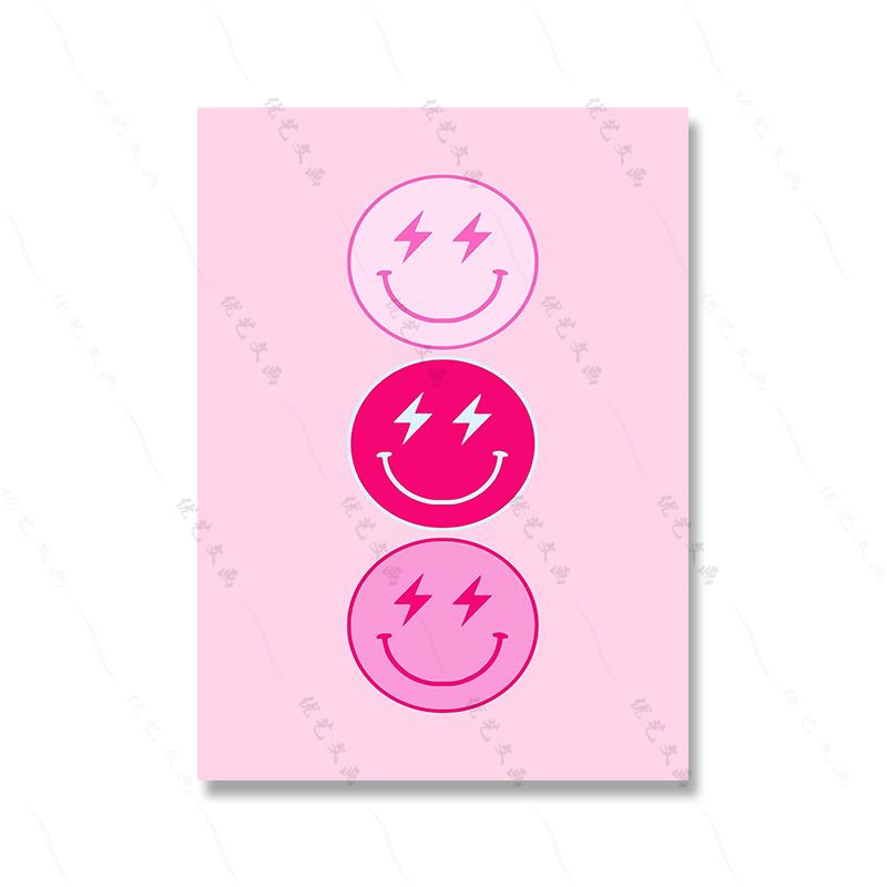 Fashion Pink Leopard Zebra Poster Minimalist Wall Artwork Modern Canvas Painting Print Love Pictures Kid Nursery Room Home Decor