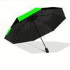 1pc Alien Peace Sign Automatic Open/Close Umbrella, Umbrella with cartoon Design, Portable Compact Umbrella for Men & Women, Good Holiday Gi