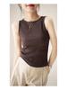 Summer Fashion Women's One-Shoulder Ribbed Sleeveless Top