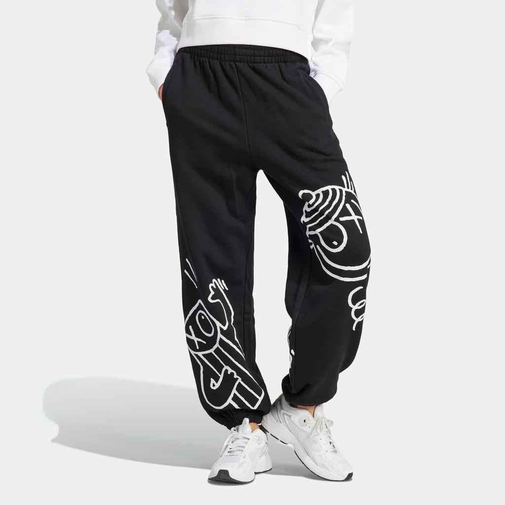 Adidas Originals MR.A JOGGERS Knitted Sweatpants Women's Black (Unisex) Knitted Sweatpants HY4265