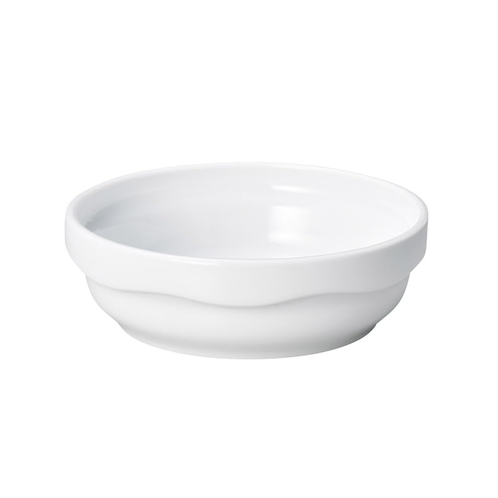 

OGISO Used in nursery schools Reinforced porcelain Easier to Helping children eat by Easy to scoop tableware stack plate White 17510000A100 [Official] белый
