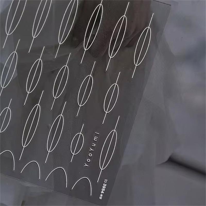 1PCS French Jelly Nail Stickers Dreamy Bubble Meteor Butterfly Star Moon Self Adhesive Stickers For Nail DIY Nail Art Decoration