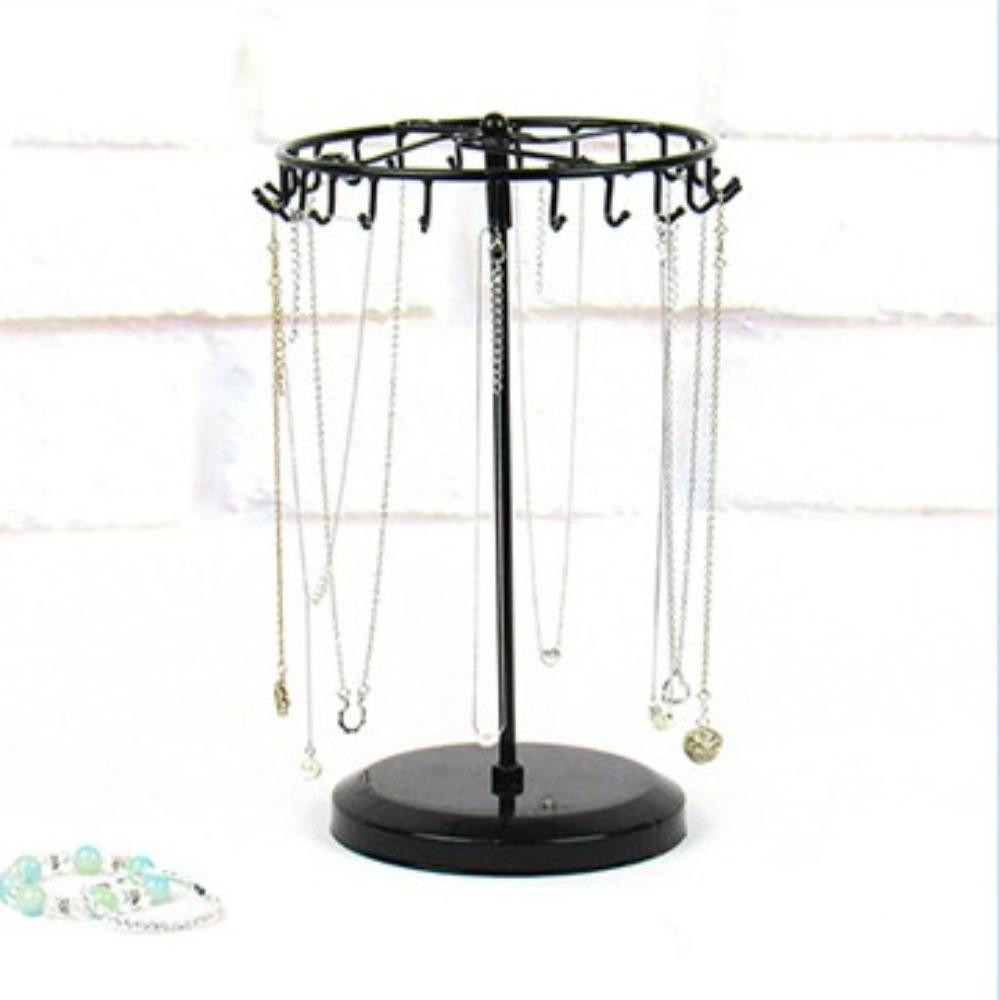 Rotating Jewlery Display Stand Iron Art Bracelets Display Rack Metal Necklace Holder  Earring