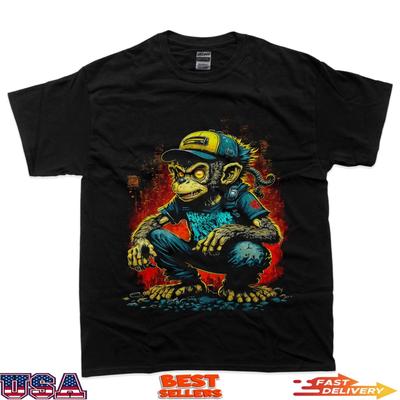Hip Hop Monkey Urban Style T-Shirt