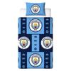 Manchester City FC Reversible Crest Duvet Set